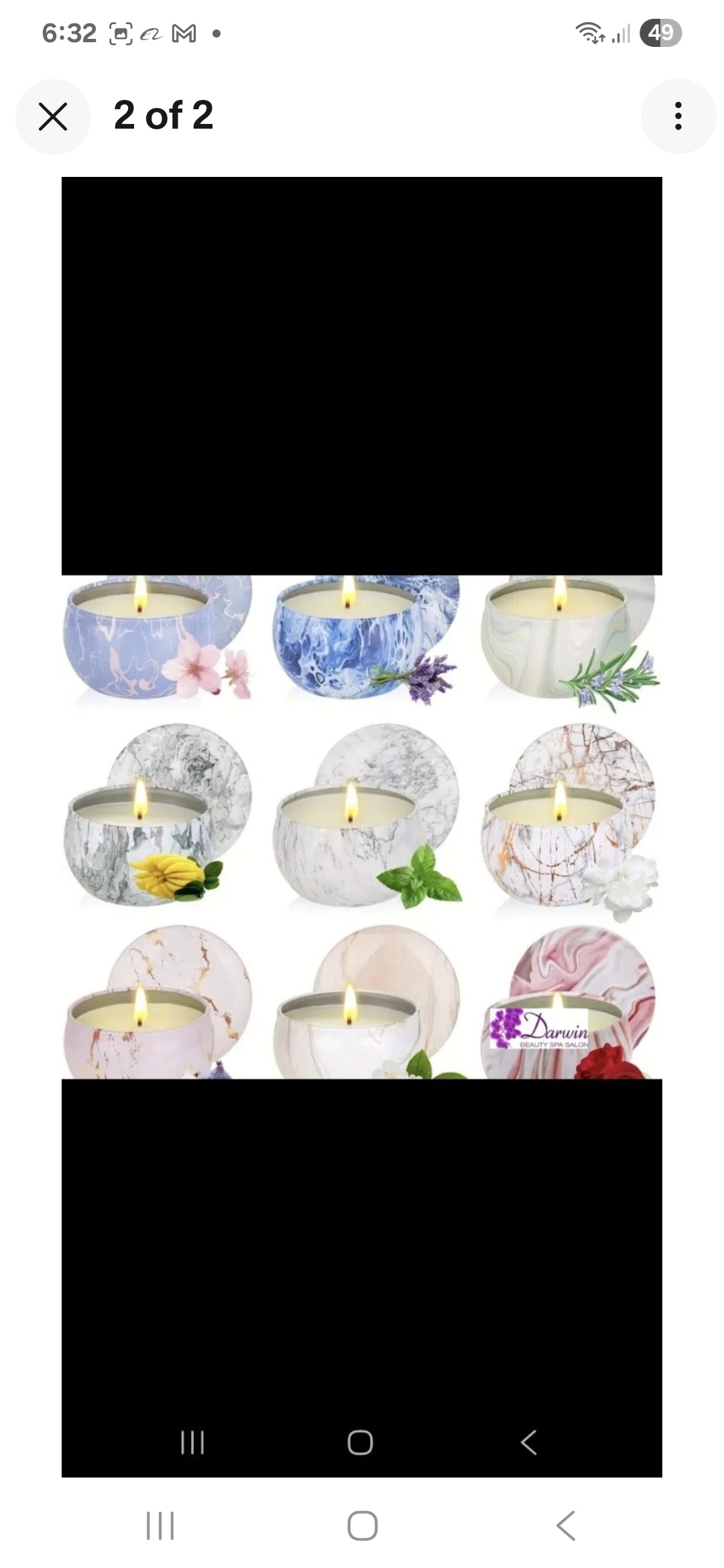 9pcs Soy Wax Scented Candles