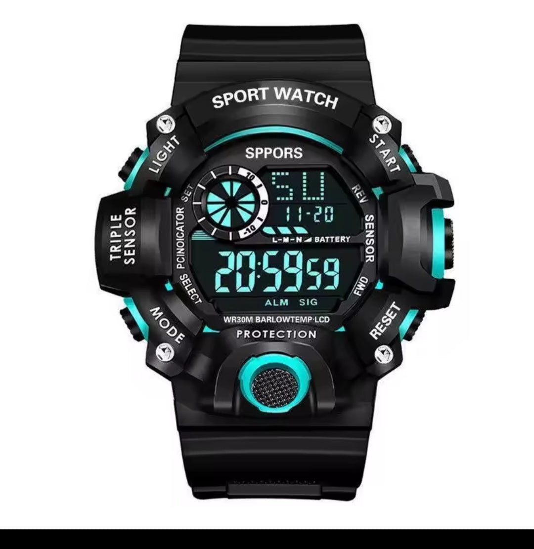 Fashion Men’s Sports Electronic Wristwatch