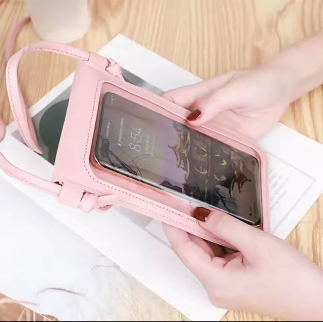 2024 Women’s Touchscreen Phone Shoulder Bag – PU Leather Crossbody Messenger Purse with Card Holder2024 Women’s Touchscreen Phone Shoulder Bag – PU Leather Crossbody Messenger Purse with Card Holder