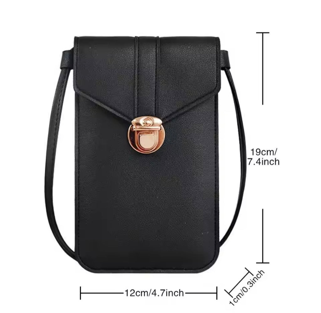 2024 Women’s Touchscreen Phone Shoulder Bag – PU Leather Crossbody Messenger Purse with Card Holder2024 Women’s Touchscreen Phone Shoulder Bag – PU Leather Crossbody Messenger Purse with Card Holder