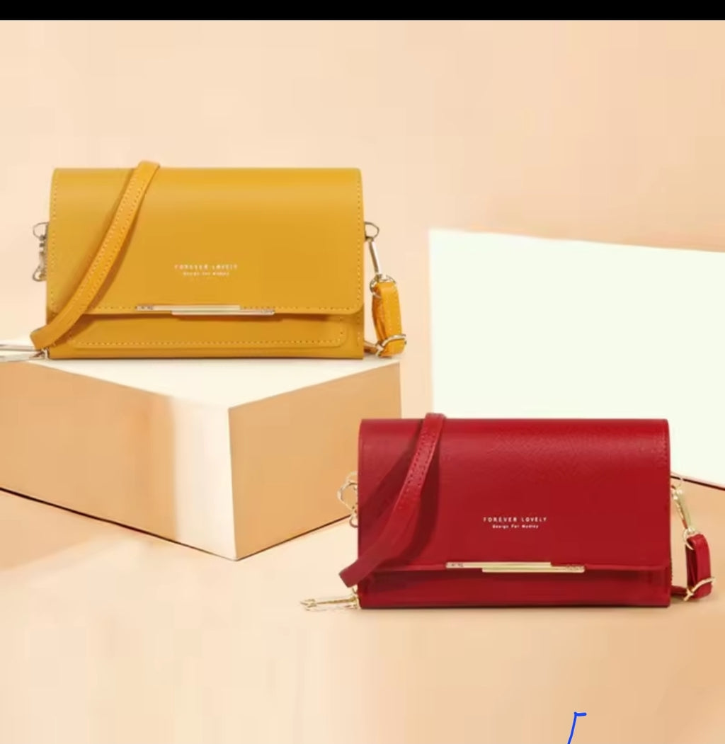 Women’s Korean Style Large Capacity Wallet Handbag – Multi-Card Casual Shoulder Mobile Phone Bag