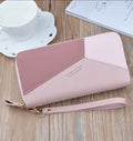 2023 New Women’s Double Zipper Long Wallet – Lychee Pattern Large Capacity Fashion Purse