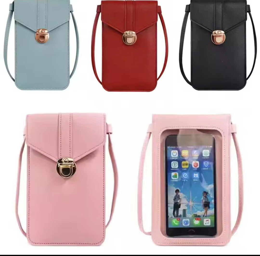 2024 Women’s Touchscreen Phone Shoulder Bag – PU Leather Crossbody Messenger Purse with Card Holder2024 Women’s Touchscreen Phone Shoulder Bag – PU Leather Crossbody Messenger Purse with Card Holder