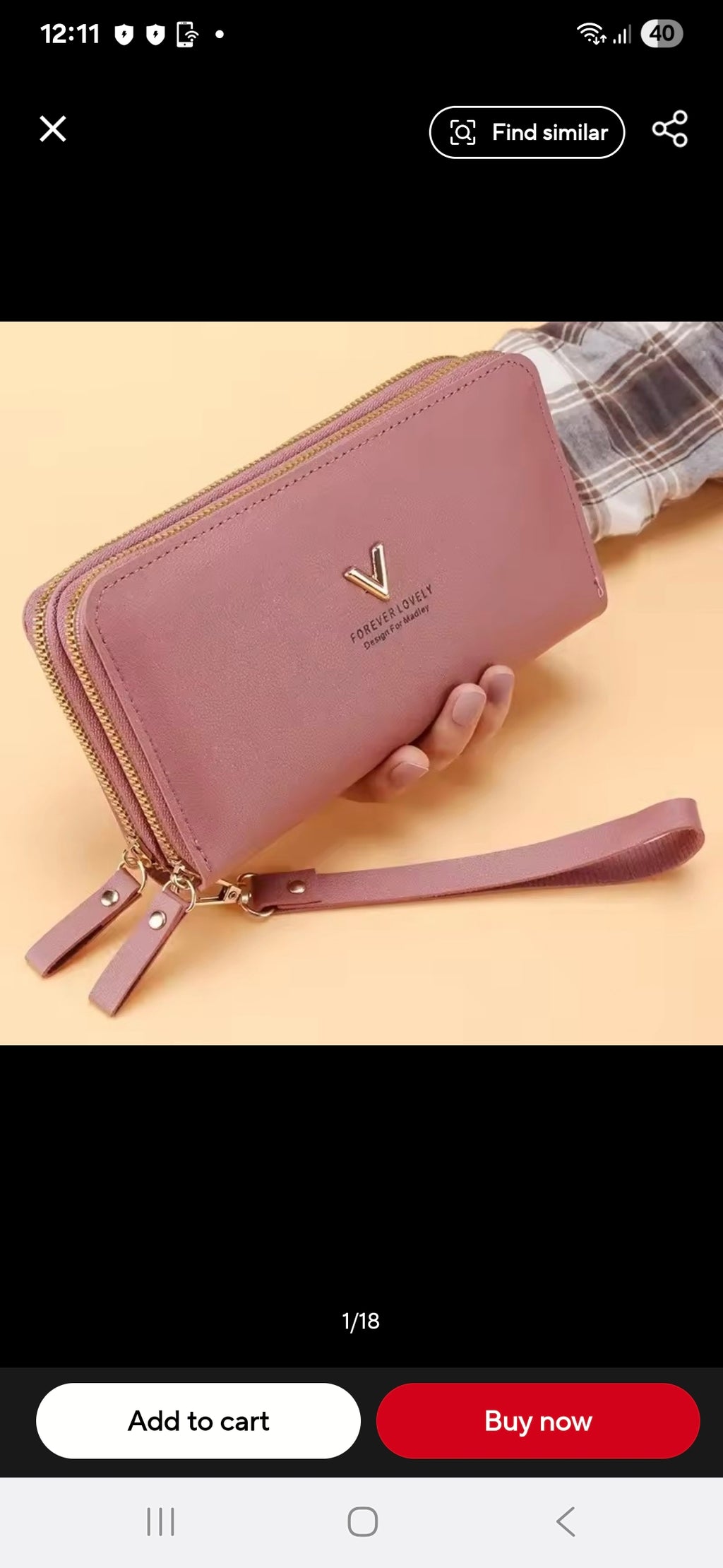 Classic Wales Large Capacity Clutch Purse – Elegant Hand Clutch Wallet with Zipper Card Holder & Multiple Compartments