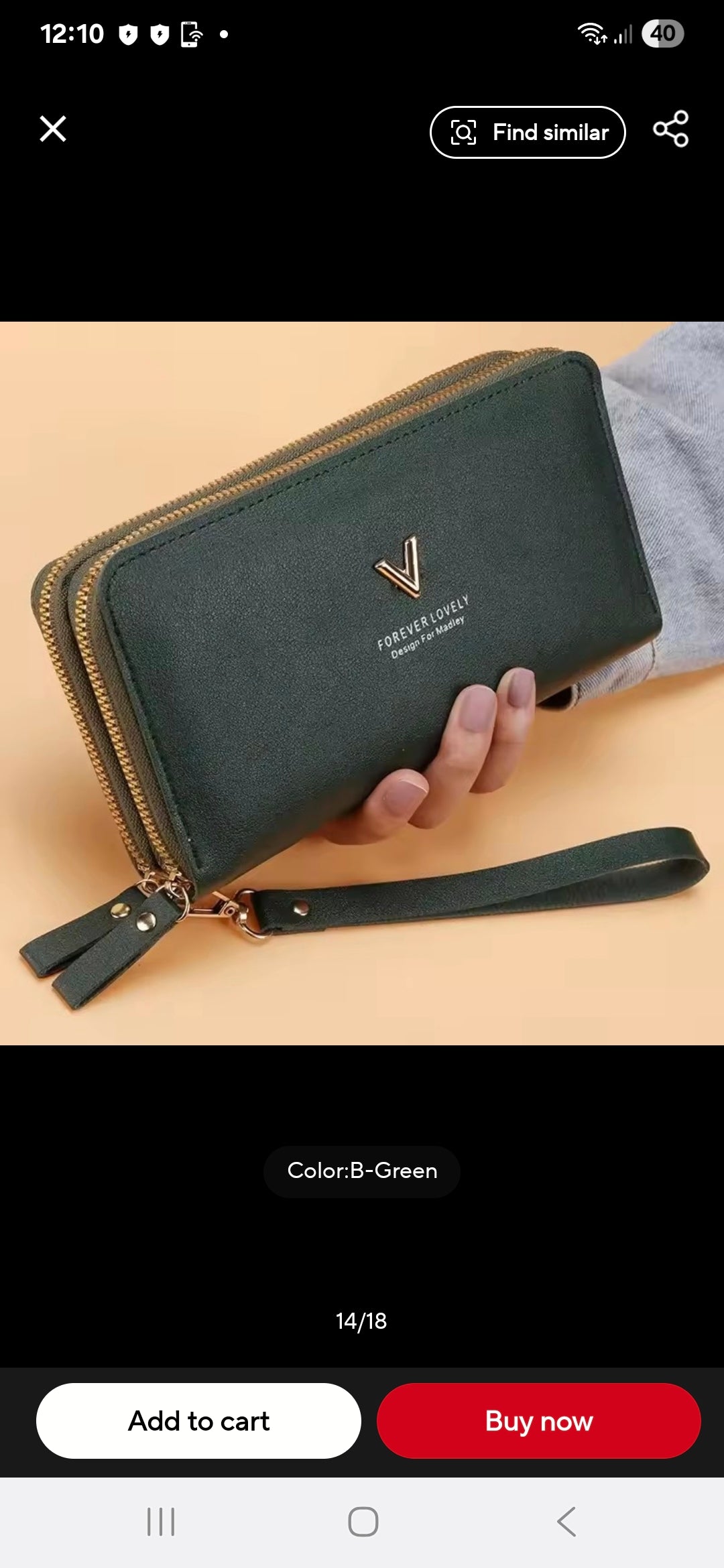 Classic Wales Large Capacity Clutch Purse – Elegant Hand Clutch Wallet with Zipper Card Holder & Multiple Compartments