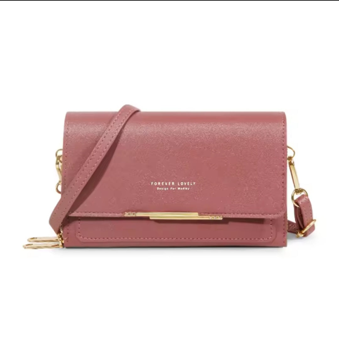 Women’s Korean Style Large Capacity Wallet Handbag – Multi-Card Casual Shoulder Mobile Phone Bag