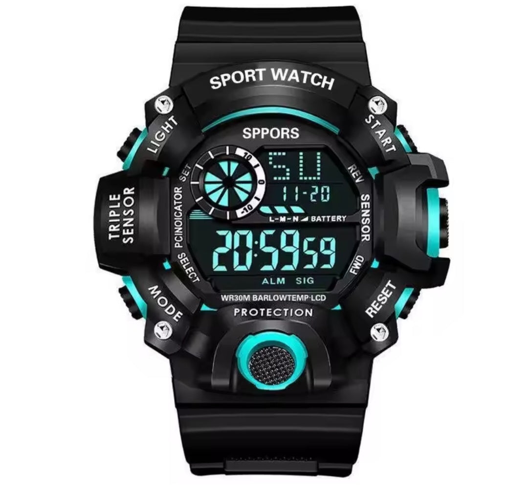 Fashion Men’s Sports Electronic Wristwatch