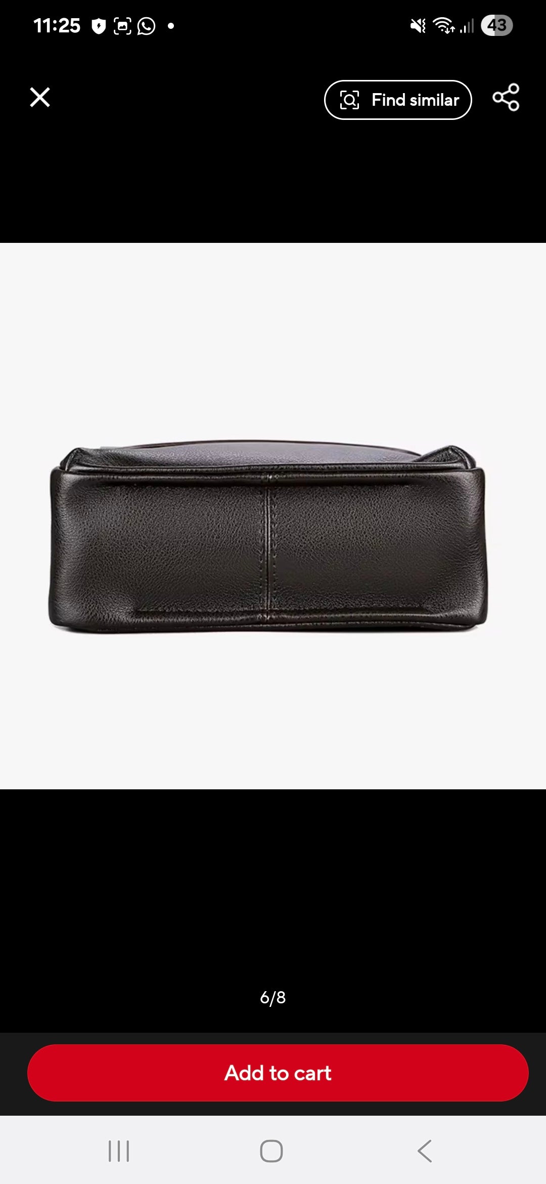 Men’s Trendy Casual Crossbody Shoulder Bag