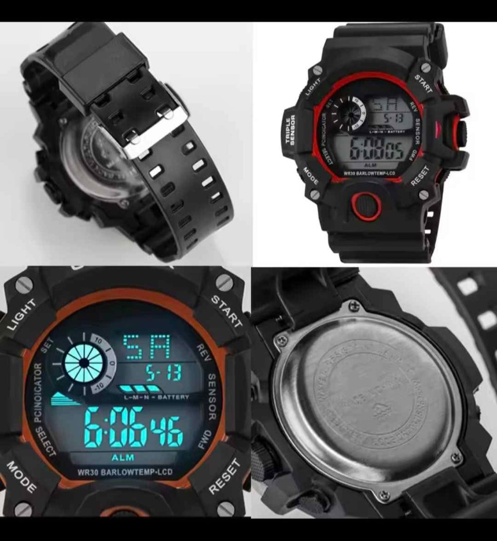 Fashion Men’s Sports Electronic Wristwatch