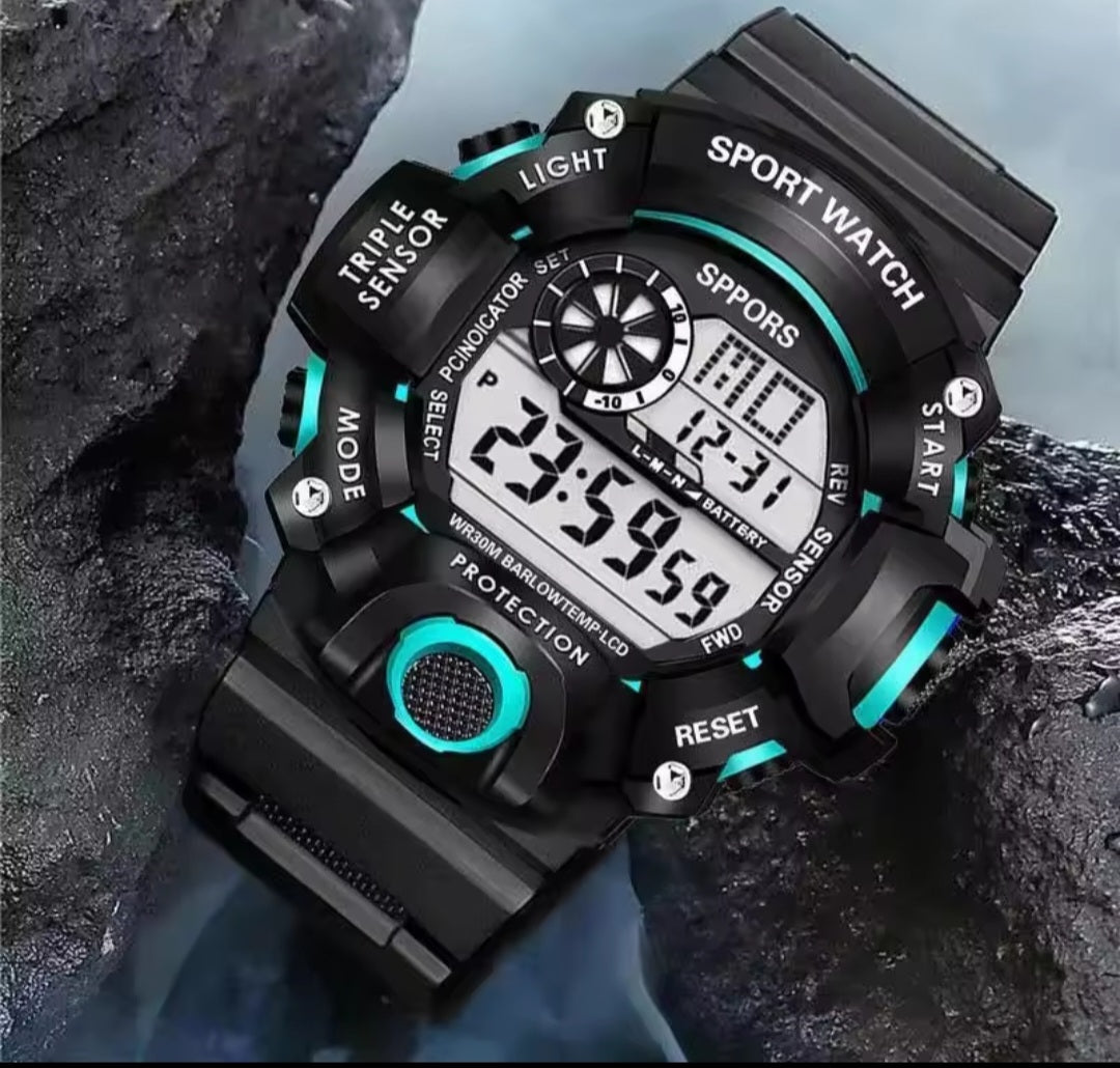 Fashion Men’s Sports Electronic Wristwatch
