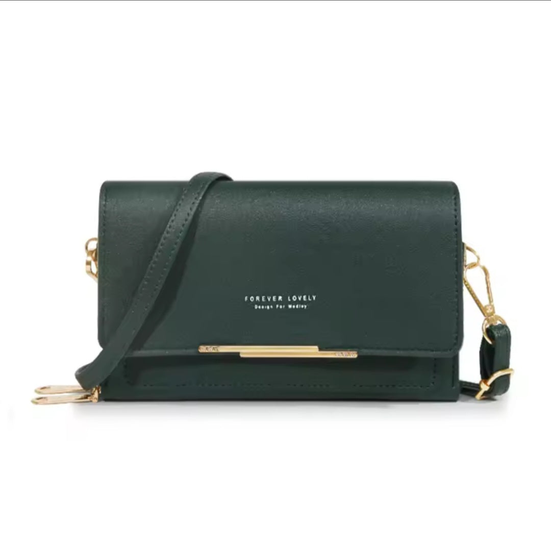 Women’s Korean Style Large Capacity Wallet Handbag – Multi-Card Casual Shoulder Mobile Phone Bag