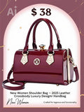 New Women Shoulder Bag – 2025 Leather Crossbody Luxury Designer Handbag