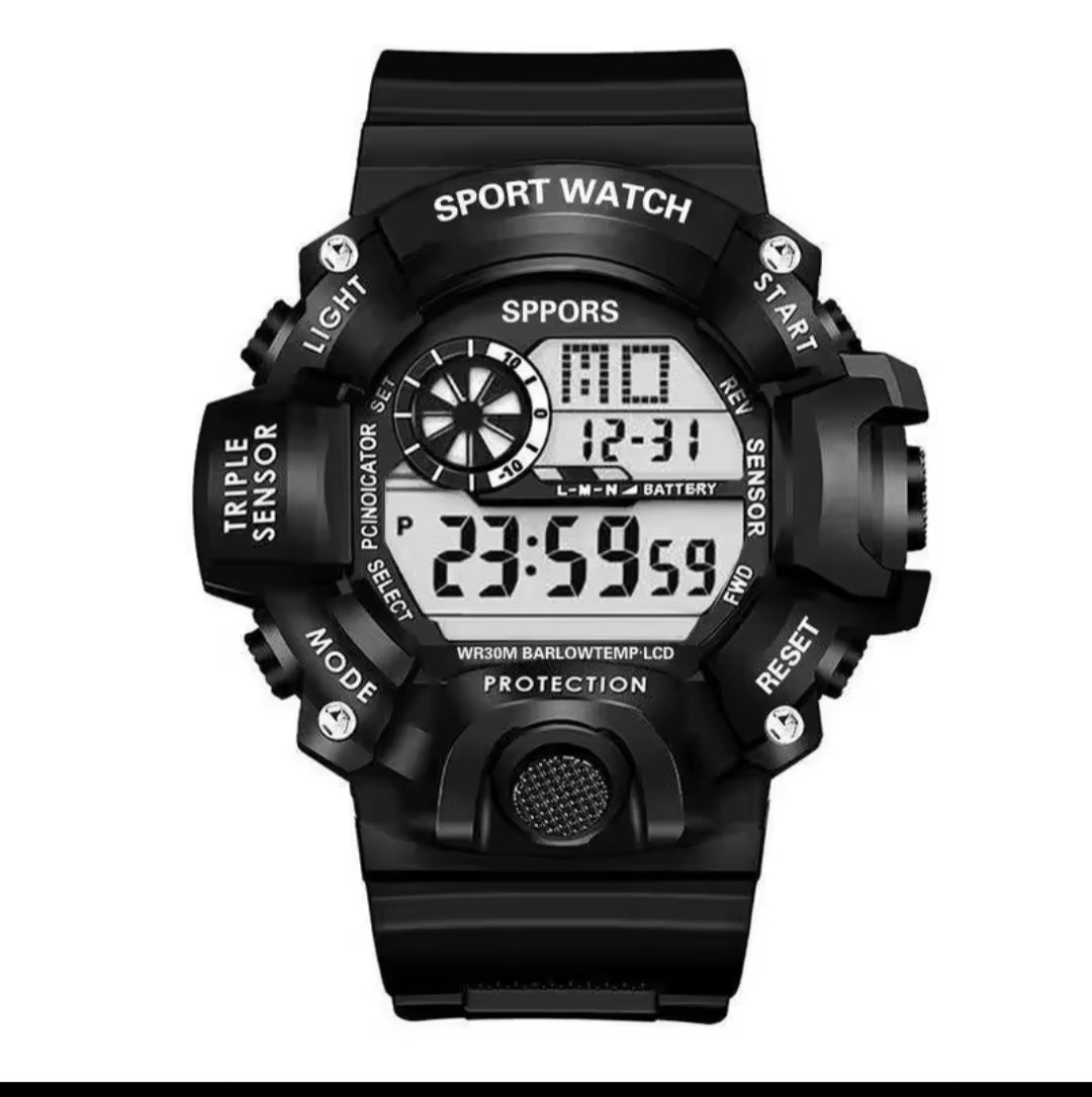 Fashion Men’s Sports Electronic Wristwatch