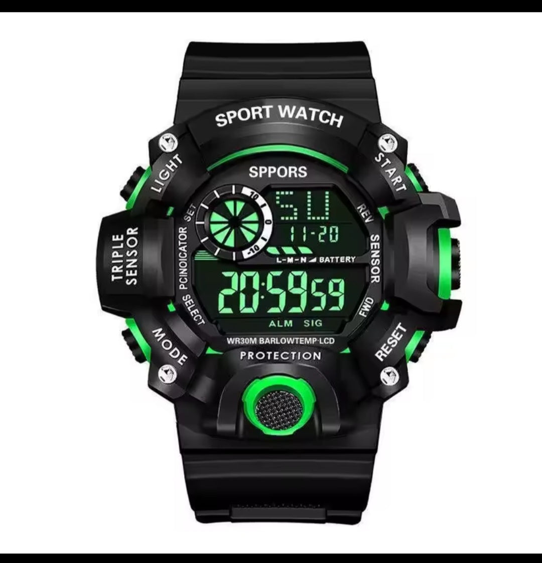 Fashion Men’s Sports Electronic Wristwatch